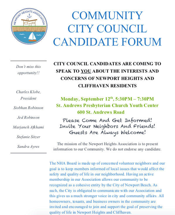 City Council Forum Meeting
